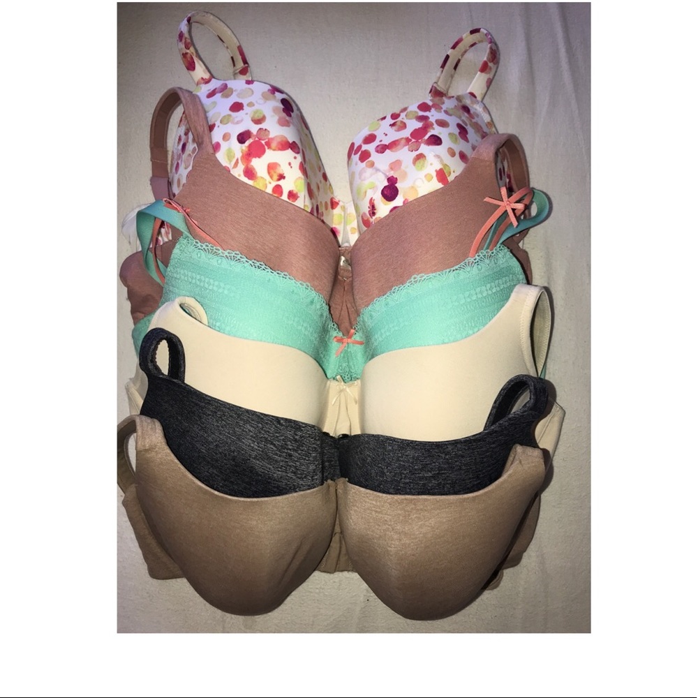 Cacique T-Shirt Bras (6) - 40DD -Assorted Colors